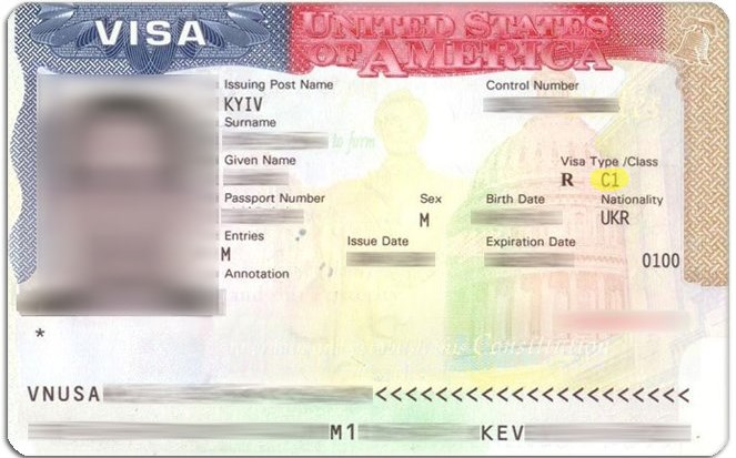 Транзитная виза в США